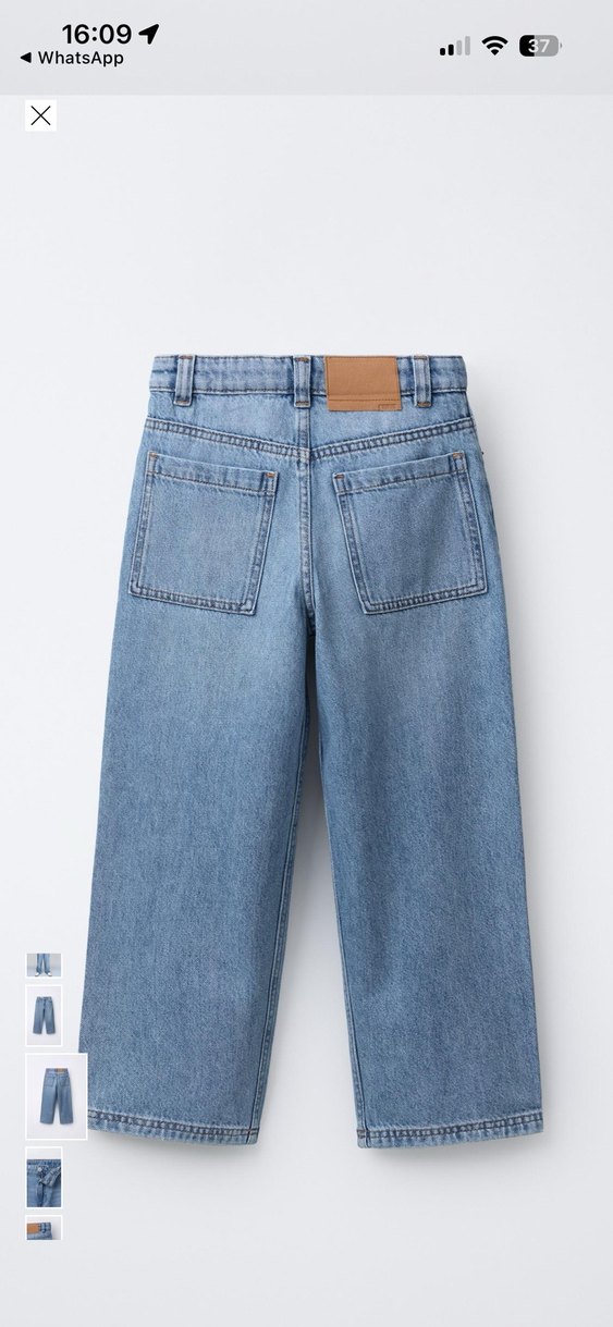 Kadın Açık Mavi Midi Boy Denim Jean - Görsel 3