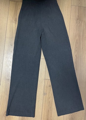 Gri Kadın  Kumaş Pantolon - Görsel 2