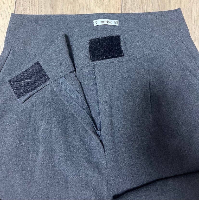 Gri Kadın  Kumaş Pantolon - Görsel 4