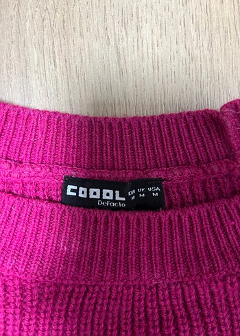 Kadın Pembe Triko Uzun Kollu Kazak - Görsel 4