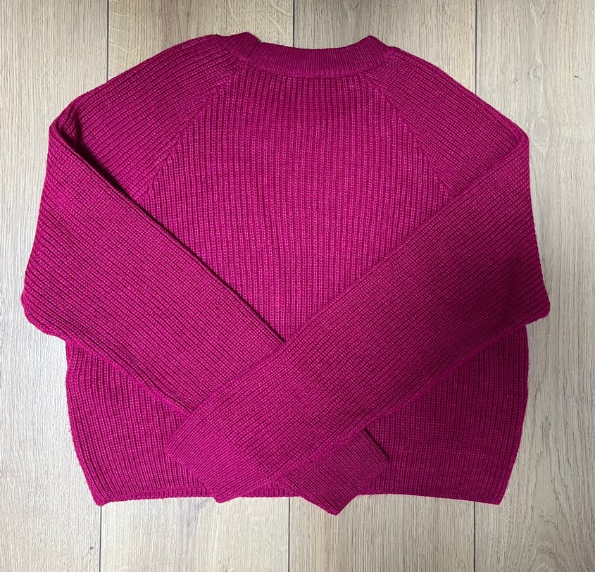 Kadın Pembe Triko Uzun Kollu Kazak - Görsel 2