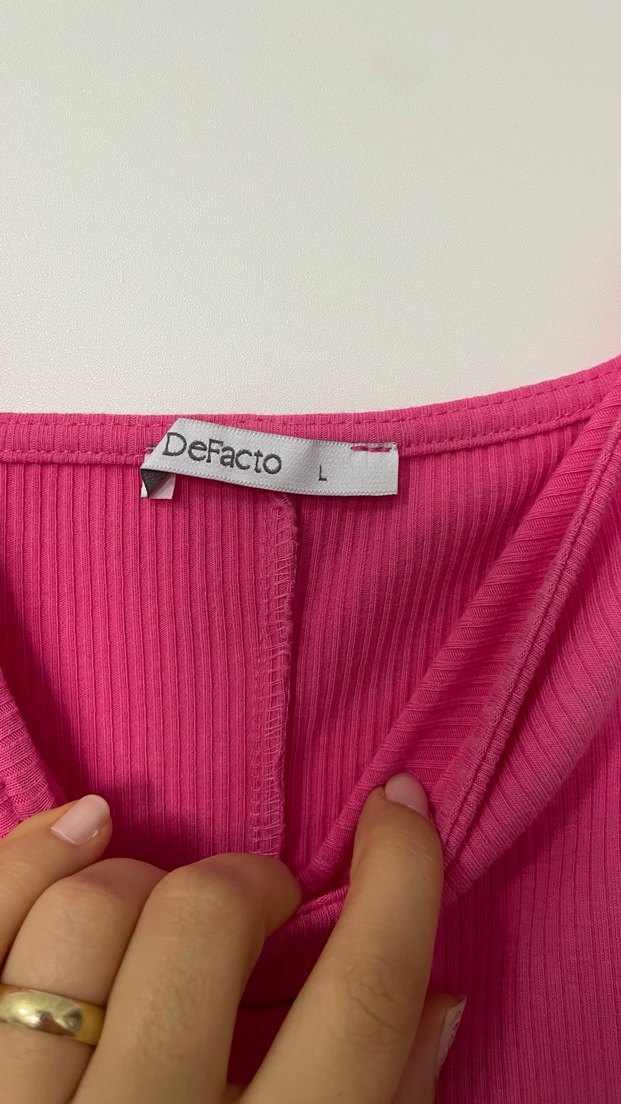 DeFacto Pembe uzun elbise - Görsel 2