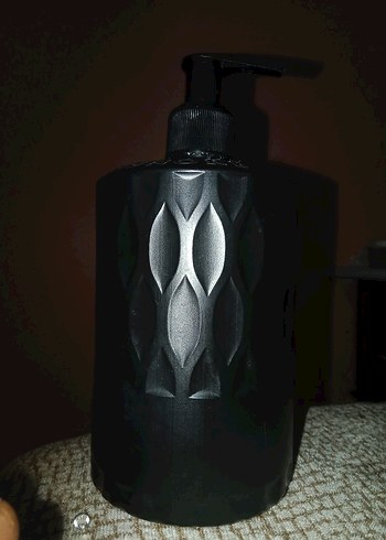 Siyah desenli pompalı sabunluk - Görsel 2