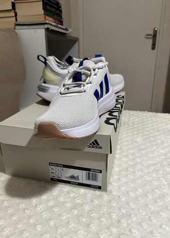 Adidas Erkek Gri Beyaz Spor Ayakkabı - Görsel 4