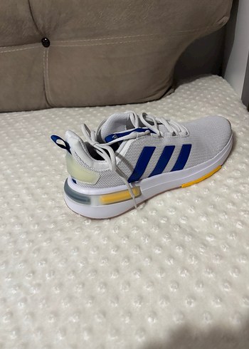 Adidas Erkek Gri Beyaz Spor Ayakkabı - Görsel 2