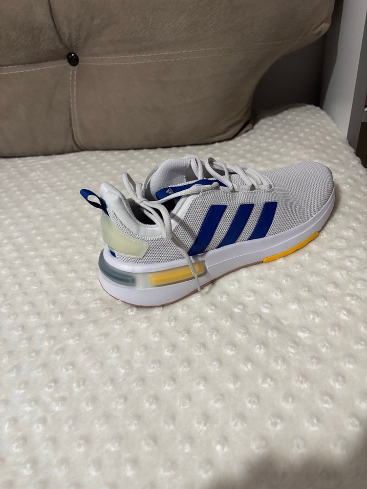 Adidas Erkek Gri Beyaz Spor Ayakkabı - Görsel 2