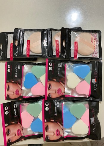 Pastel Renkli Çoklu Makyaj Süngeri Seti - Görsel 3