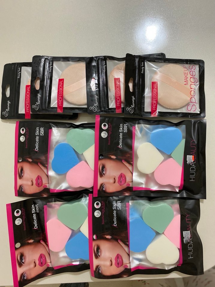 Pastel Renkli Çoklu Makyaj Süngeri Seti - Görsel 3