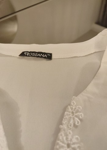 Dantel detaylı güpür bluz - Görsel 3