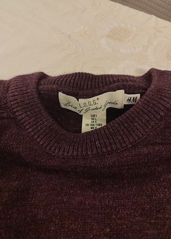 Bordo Yün Erkek Triko Kazak - Görsel 4