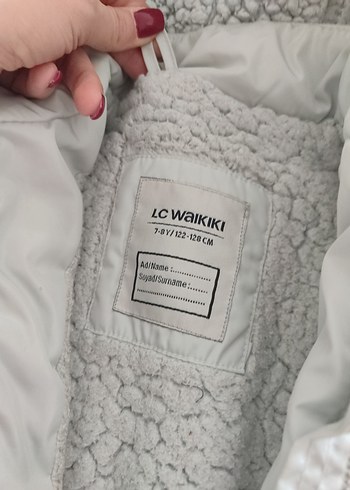 Gri Midi kız çocuk Kışlık mont Kapüşonlu - Görsel 3