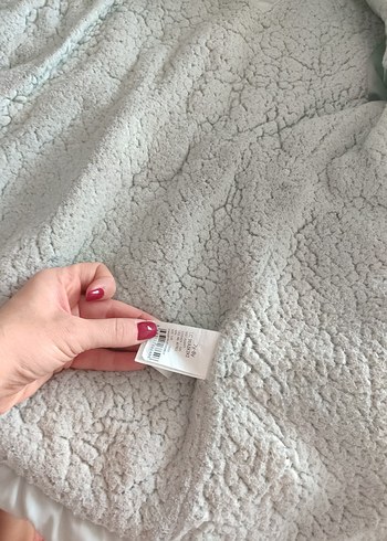 Gri Midi kız çocuk Kışlık mont Kapüşonlu - Görsel 6