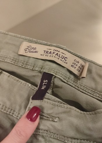 Zara pantolon dar kesim - Görsel 4