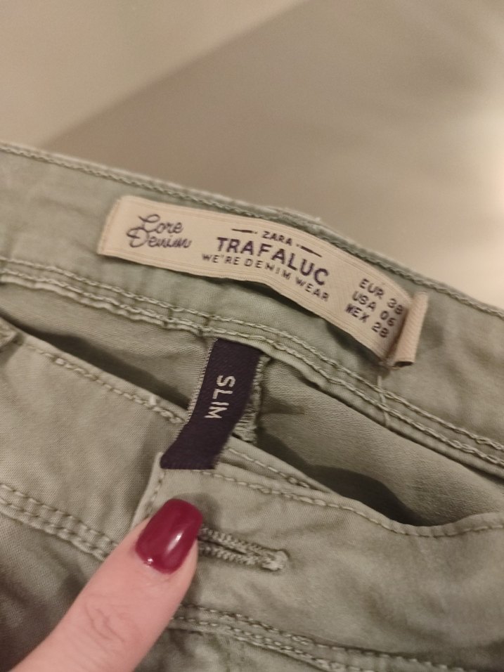 Zara pantolon dar kesim - Görsel 4