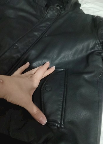 Erkek deri mont - Görsel 5