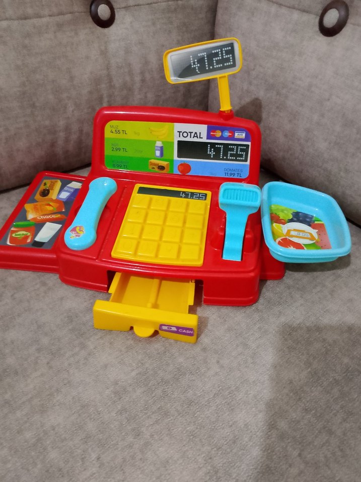 Renkli Eğitici Oyuncak Kasa - Görsel 2