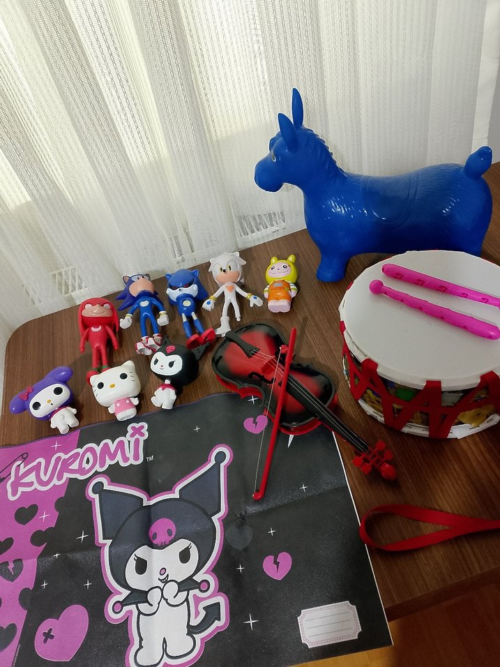 Renkli Oyuncak Seti ve Müzik Aletleri - Görsel 2