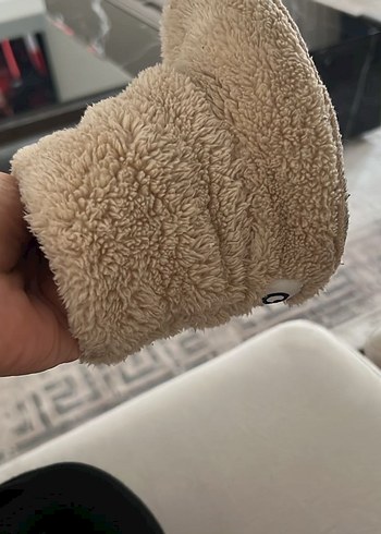 Kızlar için Kahverengi Sıcak Kürklü Terlik - Görsel 4