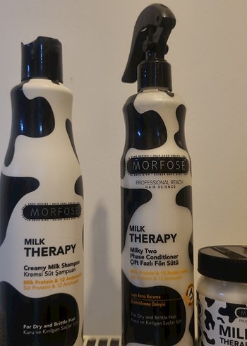 Morfose Therapy Süt Proteini Saç Bakım Seti400ml - Görsel 4