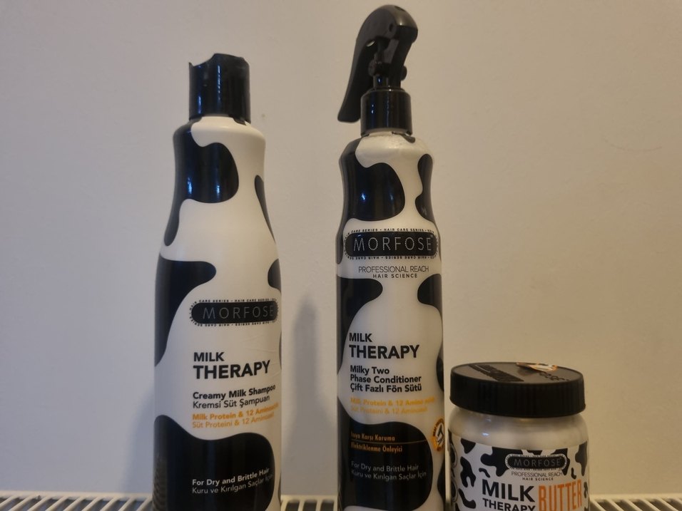 Morfose Therapy Süt Proteini Saç Bakım Seti400ml - Görsel 4