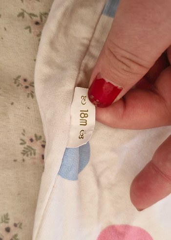 Çiçek Baskılı Düğmeli Pembe Kız Sweatshirt - Görsel 4