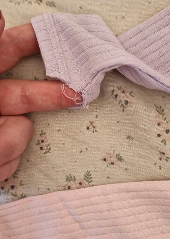 Uzun Kollu Örgü Bebek Kız Body Seti - Görsel 2