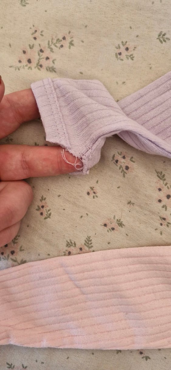 Uzun Kollu Örgü Bebek Kız Body Seti - Görsel 2