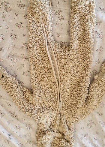 Kürklü Kapüşonlu Bebek Tulumu - Görsel 2