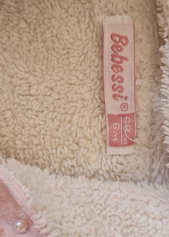 Düğmeli Pembe Bebek Kız ceket - Görsel 2