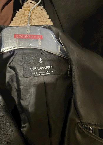 Kadın Siyah Deri Biker Ceket - Görsel 2