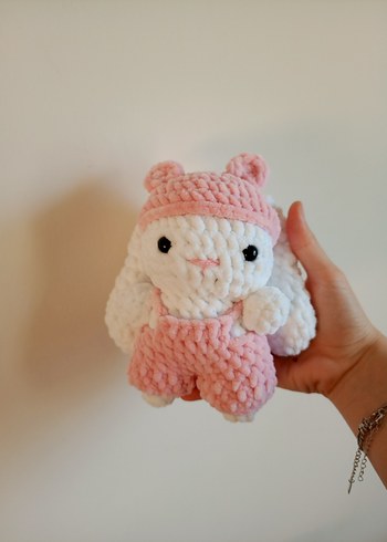 Pembe Peluş Tavşan Oyuncak - Görsel 2