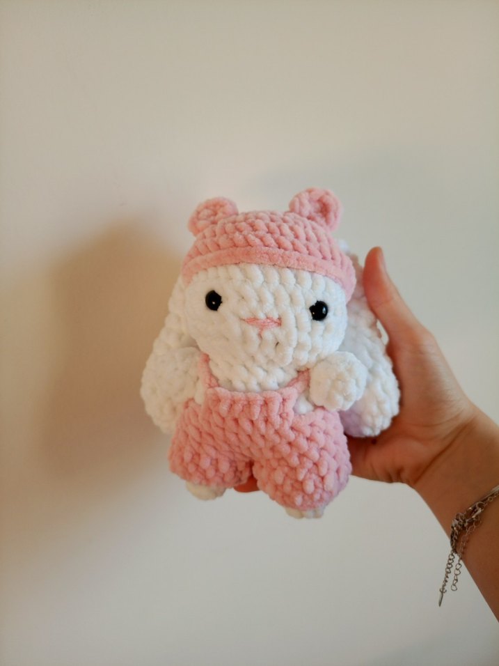 Pembe Peluş Tavşan Oyuncak - Görsel 2