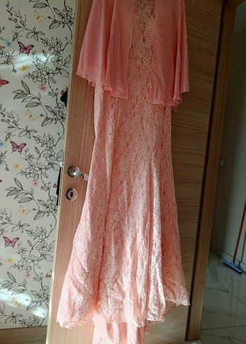 Pembe Dantel Vintage Uzun Abiye Elbise
pazarlık payı vardır! - Görsel 3