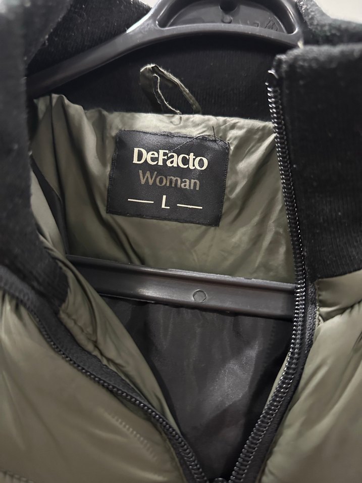 Gri Uzun Kadın Kışlık Mont - Görsel 3