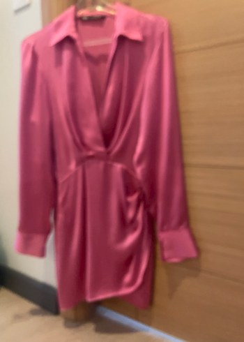 Saten zara gömlek elbise bir kaç saat kullanıldı - Görsel 3