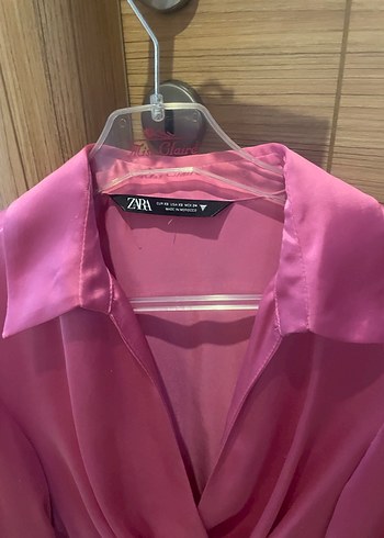 Saten zara gömlek elbise bir kaç saat kullanıldı - Görsel 4