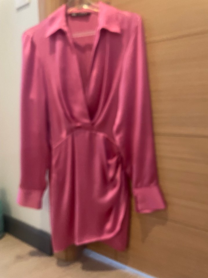 Saten zara gömlek elbise bir kaç saat kullanıldı - Görsel 3