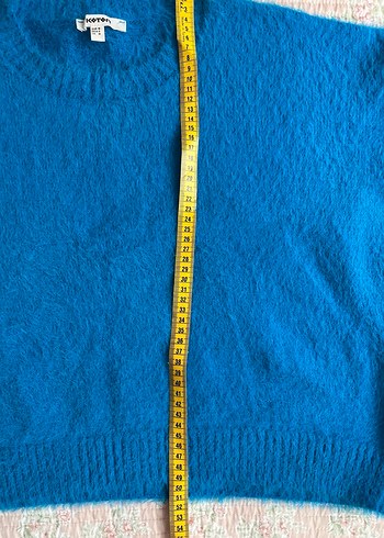 Koton Mavi Örgü Kadın Kazak - Görsel 3