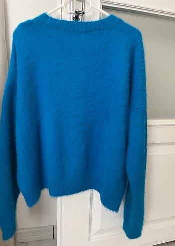 Koton Mavi Örgü Kadın Kazak - Görsel 2