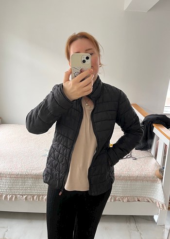 Only siyah şişme mont - Görsel 6