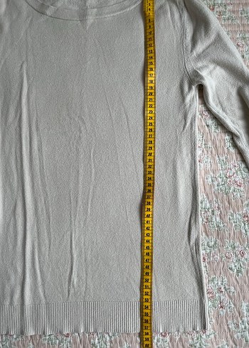 Mavi marka Uzun Kollu Pamuklu Bej ve Siyah Kadın Kazak - Görsel 6