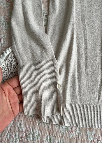 Mavi marka Uzun Kollu Pamuklu Bej ve Siyah Kadın Kazak - Görsel 4