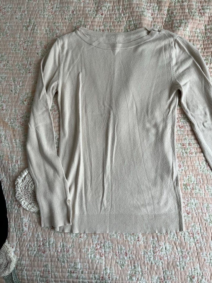 Mavi marka Uzun Kollu Pamuklu Bej ve Siyah Kadın Kazak - Görsel 2