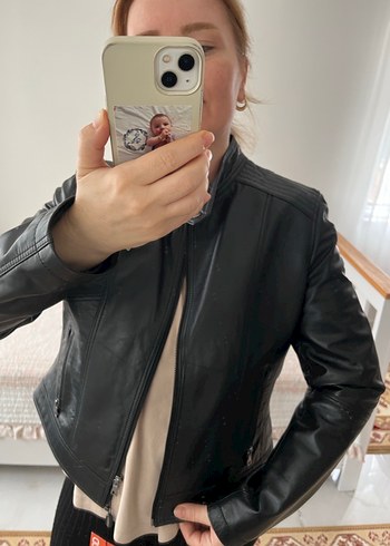 Derimod kylie sıfır etiketli deri mont - Görsel 4