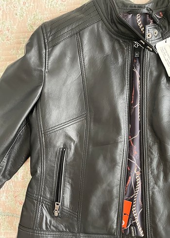 Derimod kylie sıfır etiketli deri mont - Görsel 6