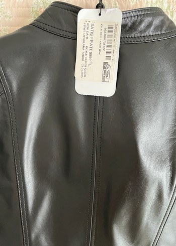 Derimod kylie sıfır etiketli deri mont - Görsel 7