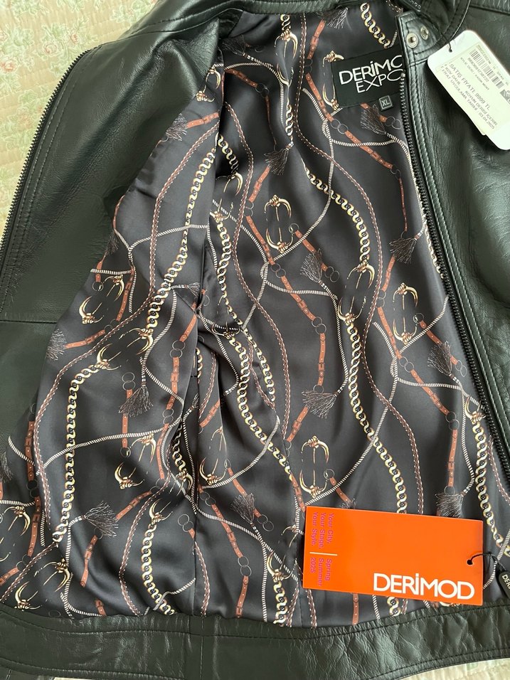 Derimod kylie sıfır etiketli deri mont - Görsel 5