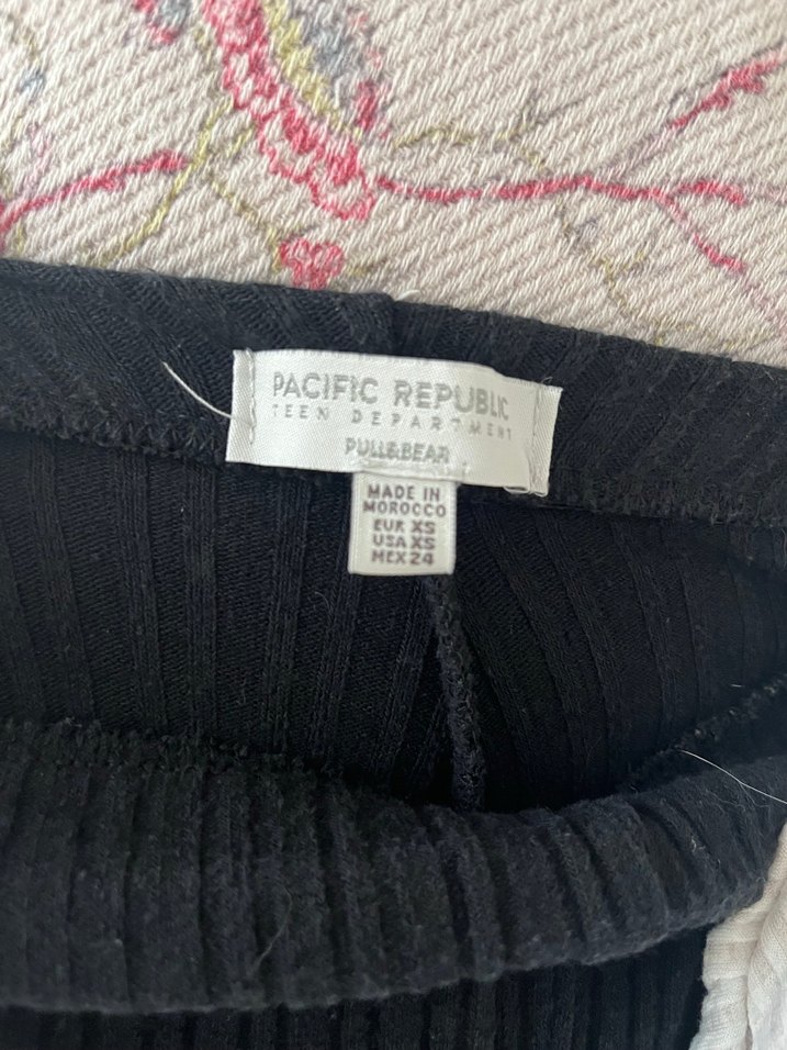 Siyah Kadın Süet İspanyol Paça Tayt - Görsel 4