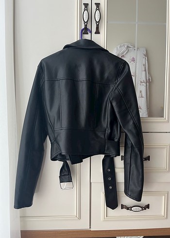 Bershka deri ceket - Görsel 2