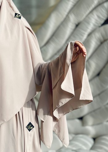 Bohem Etnik Desenli Uzun ten rengi Kadın Elbise - Görsel 2